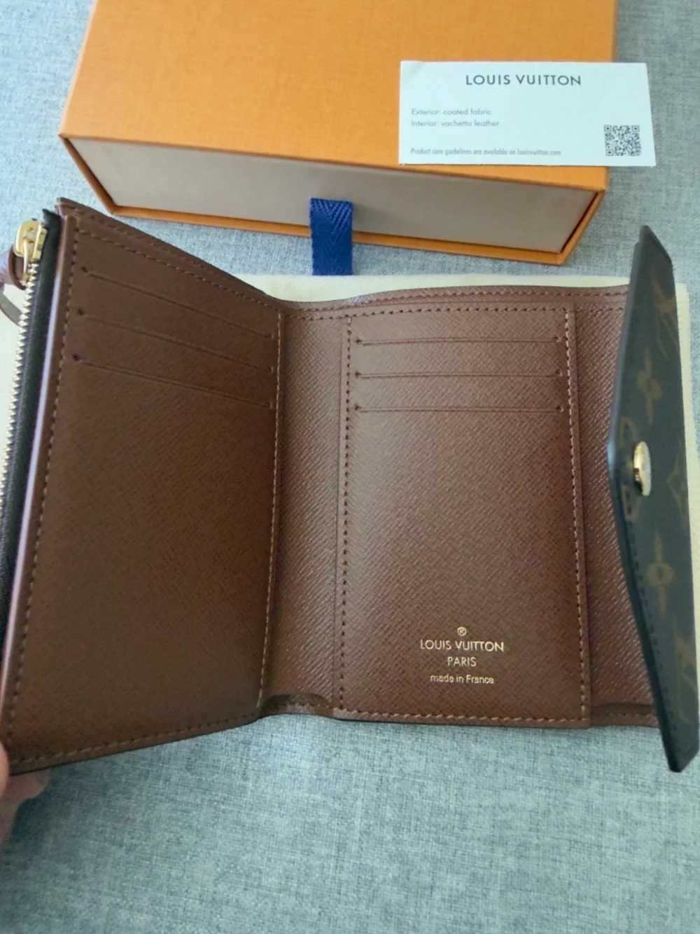 Louis Vuitton Monogram Canvas Brown Trifold Wallet